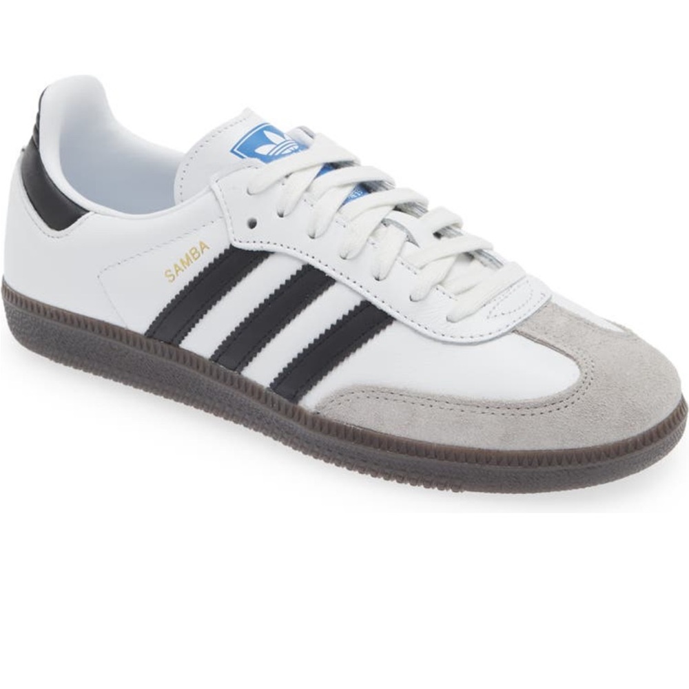 NWT Adidas Samba OG Sneakers White Size Men 5.5/Women 6.5